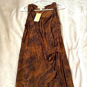 Michael kors size large brown colored dress